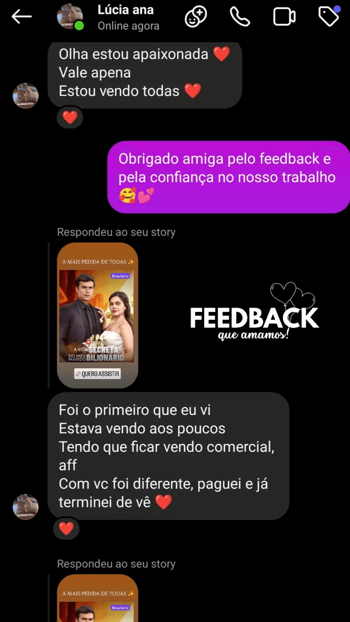 Depoimento de cliente